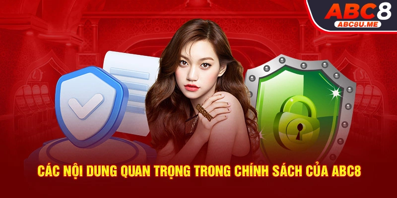 Các nội dung quan trọng trong chính sách của ABC8